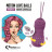 Фиолетовые вагинальные шарики с вращением бусин Remote Controlled Motion Love Balls Foxy 