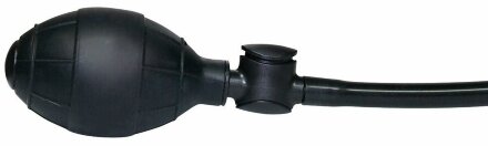 Анальный вибратор с функцией расширения True Black - 17 см. 