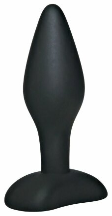 Чёрный анальный стимулятор Black Velvets Small - 9 см. 