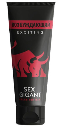 Возбуждающий крем для мужчин Sex Gigant - 80 мл. 