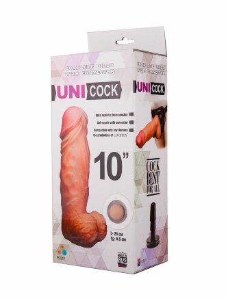 Фаллическая насадка Харнесс UNICOCK 10&quot; - 25 см. 