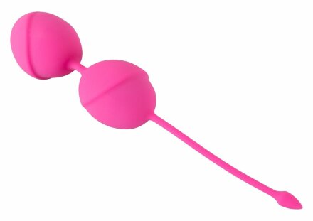 Розовые вагинальные шарики Silicone Love Balls 
