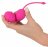 Розовые вагинальные шарики Silicone Love Balls 