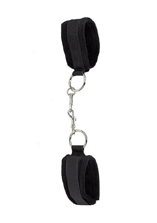 Черные наручники Velcro Cuffs 