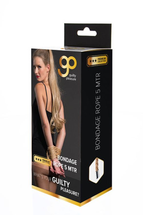Хлопковая веревка PREMIUM BONDAGE ROPE COTTON - 5 м. 