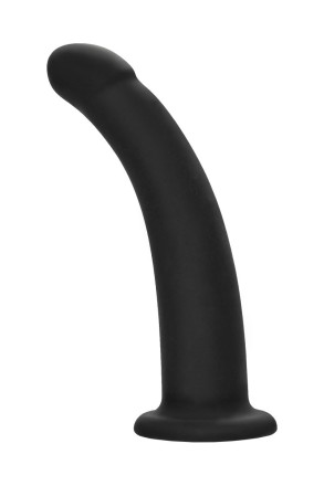 Черный анальный фаллоимитатор Serpens M - 17,5 см. 