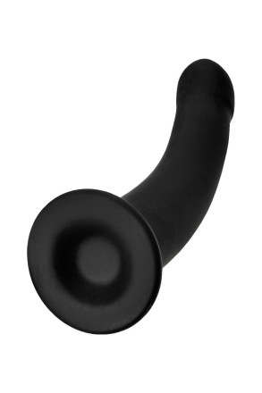 Черный анальный фаллоимитатор Serpens M - 17,5 см. 