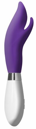 Фиолетовый вибратор-кролик Athos - 22 см. 