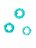 Набор из 3 бирюзовых рельефных эрекционных колец 
