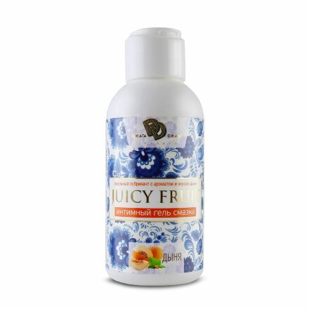 Интимный гель на водной основе JUICY FRUIT с ароматом дыни - 100 мл. 