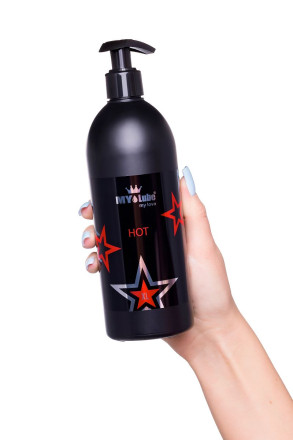 Разогревающий лубрикант на водной основе MyLube HOT - 500 мл. 