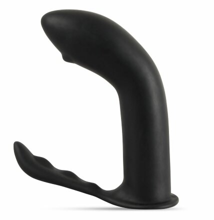 Черный стимулятор простаты Prostate Plug - 14 см. 