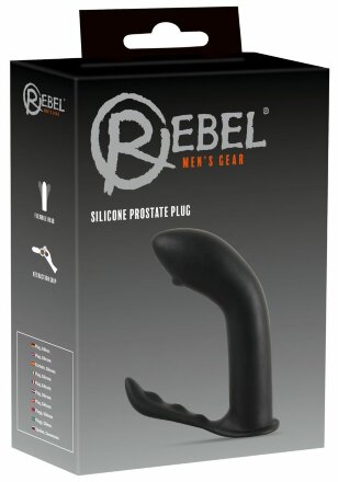 Черный стимулятор простаты Prostate Plug - 14 см. 