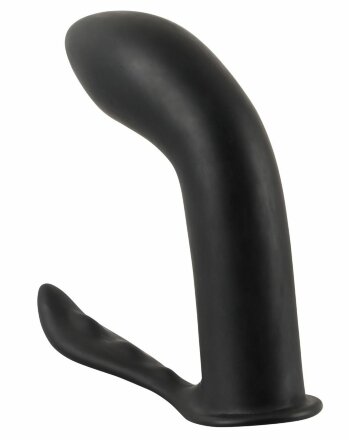 Черный стимулятор простаты Prostate Plug - 14 см. 