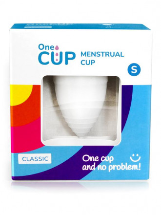 Белая менструальная чаша OneCUP Classic - размер S 
