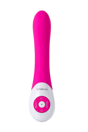 Розовый вибратор Nalone Pulse - 21 см. 