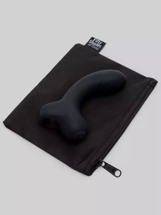 Черный вибратор на палец для G-стимуляции Sensation Rechargeable G-Spot Vibrator 