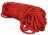 Красная веревка для связывания BDSM Rope - 30 м. 