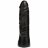 Насадка-фаллоимитатор для страпон-систем Vac-U-Lock CodeBlack 7 Inch Thin Dong - 18,3 см. 