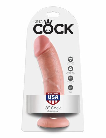 Реалистичный фаллоимитатор 8&quot; Cock на присоске - 20,3 см. 