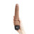 Кофейный анальный вибратор 7  Slim Anal Realistic Vibrator - 20 см. 