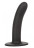 Черный анальный стимулятор Silicone Smooth Probe - 15,25 см. 