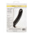 Черный анальный стимулятор Silicone Smooth Probe - 15,25 см. 