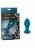 Бирюзовая анальная вибропробка с кристаллом Power Gem Vibrating Crystal Probe - 10,75 см. 