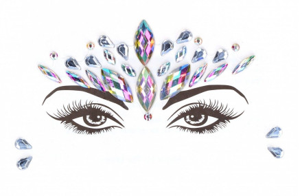 Украшение на лицо Dazzling Crowned Face 