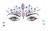 Украшение на лицо Dazzling Crowned Face 