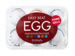 Набор из 6 мастурбаторов Tenga EGG Regular Strength с различным рельефом