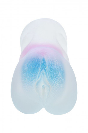 Прозрачный реалистичный мастурбатор Juicy Pussy Crystal Wave 
