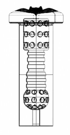 Телесный мастурбатор-вагина с самолубрикацией Self Lubrication Masturbator Deluxe 