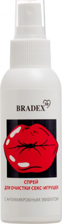 Антибактериальный спрей Bradex для очистки секс-игрушек - 100 мл. 