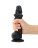 Черный фаллоимитатор Strap-On-Me Sliding Skin Realistic Dildo size L 