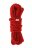 Красная веревка для шибари DELUXE BONDAGE ROPE - 5 м. 