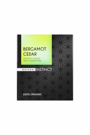 Ароматическая свеча с феромонами Natural Instinct &quot;Кедр и бергамот&quot; - 180 гр. 