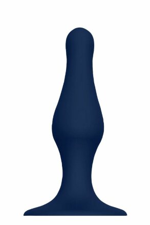 Синяя анальная пробка SILICONE PLUG LARGE - 15,6 см. 