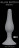 Серая анальная пробка Slim Anal Plug XL - 15,5 см. 