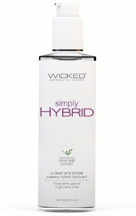 Водно-силиконовый лубрикант Wicked Simply HYBRID - 120 мл. 