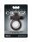 Черное эрекционное виброкольцо Vibrating Silicone Super Ring 