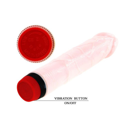 Мультискоростной вибратор Rockin Dong - 21,5 см. 