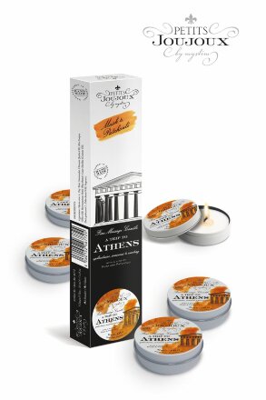 Набор из 5 свечей Petits Joujoux Athens с ароматом муската и пачули 