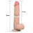 Телесный фаллоимитатор Sliding Skin Dual-Layered 9.0 - 23 см. 