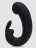 Черный мини-вибратор  кролик  Sensation Rechargeable G-Spot Rabbit Vibrator - 11,4 см. 