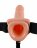 Фаллопротез телесного цвета Hollow Strap-On - 29 см. 