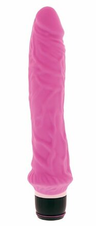 Розовый вибратор-реалистик PURRFECT SILICONE CLASSIC 8.5INCH PINK - 21,5 см. 