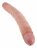 Телесный двусторонний фаллоимитатор 12&quot; Slim Double Dildo - 30 см. 