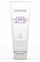 Гель-лубрикант на водно-силиконовой основе Wicked Simply HYBRID JELLE - 120 мл.