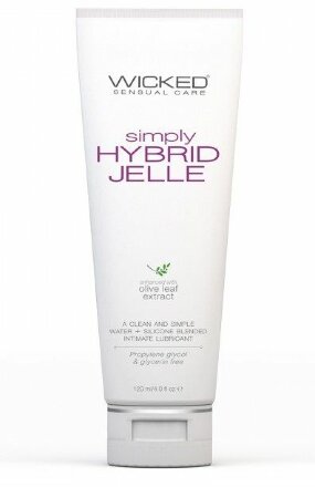 Гель-лубрикант на водно-силиконовой основе Wicked Simply HYBRID JELLE - 120 мл. 